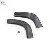 2Pcs Black Car Interior Door Handle Pull Cover Hand Sewing Microfiber Leather Cover For Porsche Cayenne 2011 2012 2013