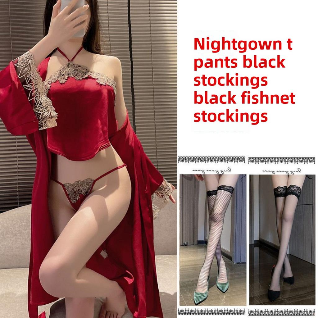 Sex Lingerie Set Bed Robe Sexy Large Size Bride Belly Pocket Antique Suspender Pajamas