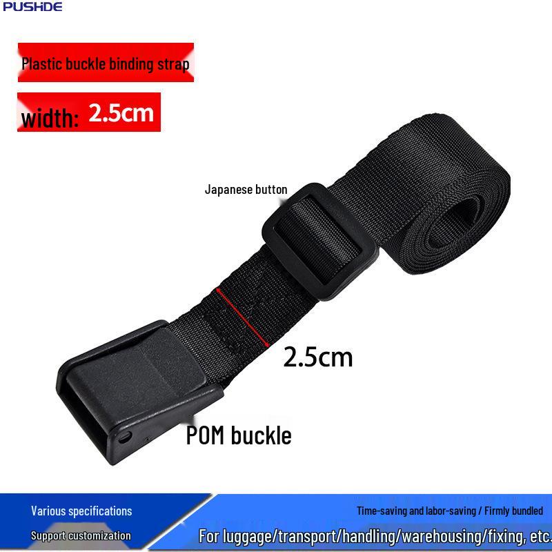 Polyester Strap with D-ring Buckle for Cargo Securing and Pallet Tensioning