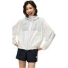 Li-Ning Sports Life Series Embroidered Floral Hooded Jacket Women Jacket Off-White AFDT434-6