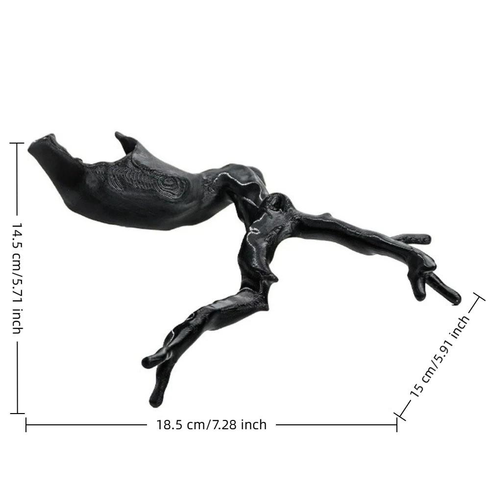 Simulation Reptile Tree Trunk 3D Imitation Hermit Crab Climbing Toy Terrarium Accessories