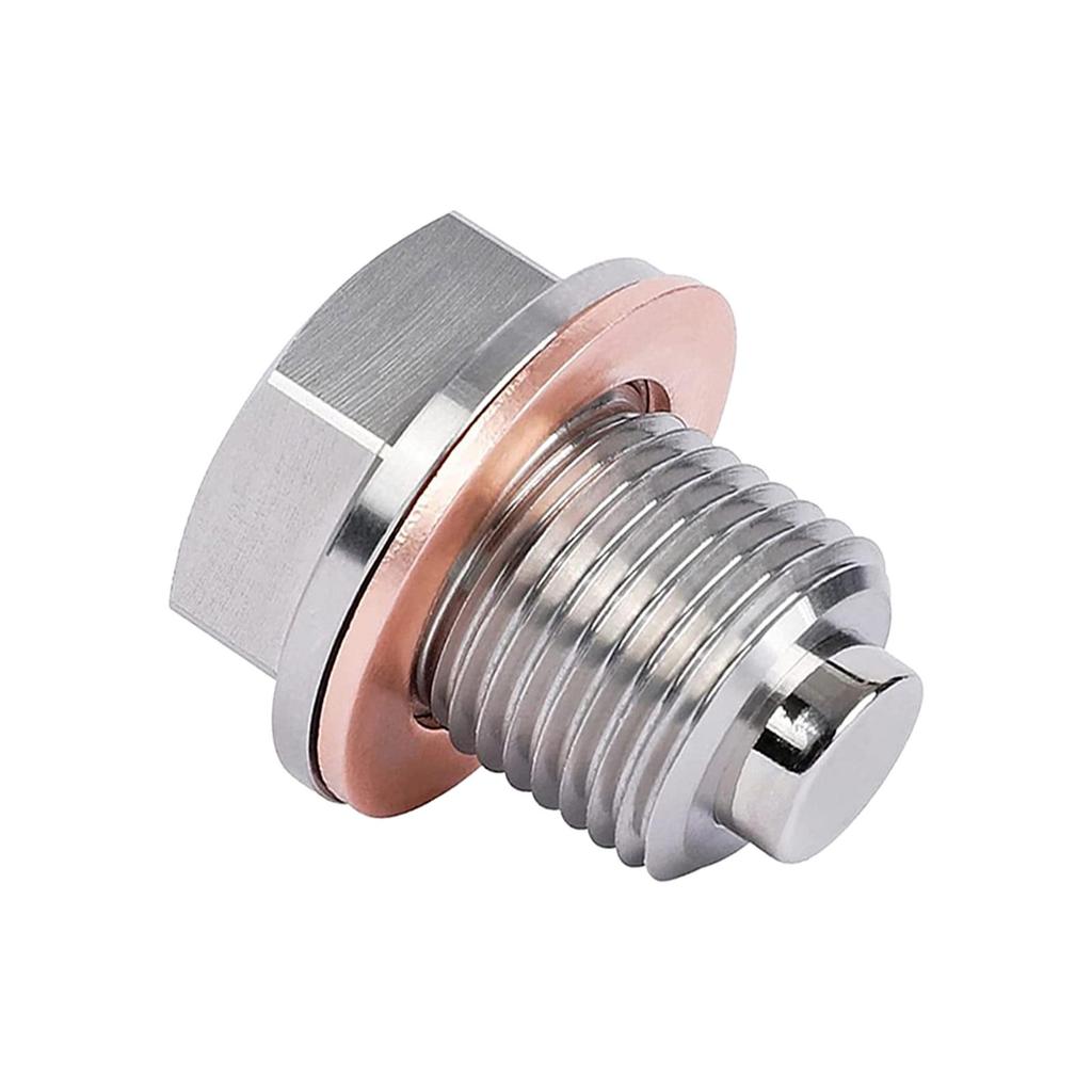 Engine Oil Pan Protection Plug Stainless Steel Magnetic Bolt CNC Machined for Motor Oil Sink M16X1.5