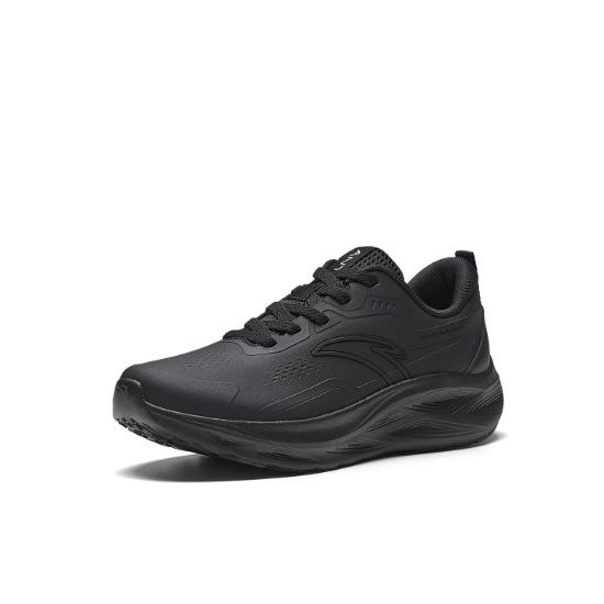 Anta Yichun Lightweight Thick Sole Shock Absorbing Casual Running Shoes Men Sneakers Basic-Black 912545533-1