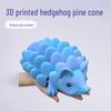 3D Printed Articulated Hedgehog Pinecone Cute Toy Desktop Ornament
