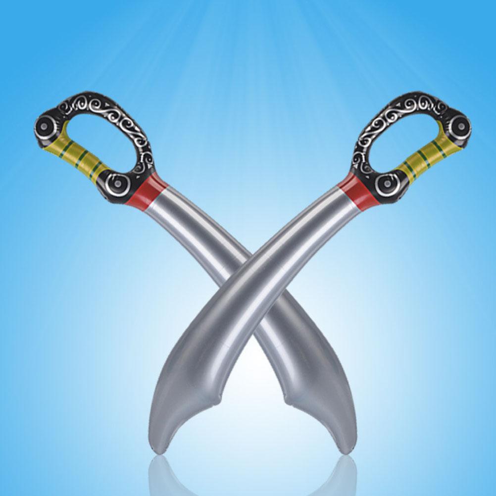 NOVO KIDS 1pç Espada Inflável Brinquedo Faca de Pirata Espada Adereços de Palco Brinquedo Cosplay Infantil Lembrancinhas de Festa de Halloween Aniversário Presentes