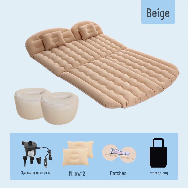 OEINGOEING Inflatable Car Travel Bed Air Mattress