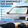 For Renault Rafale Foldable Front Windshield Sun Shade UV Reflective Sun Protection Cover Car Interior Accessories