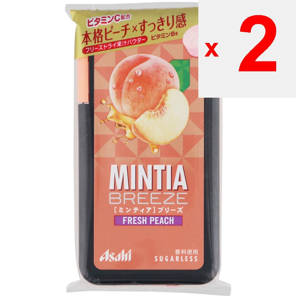 Asahi Mintia Breeze Fresh Peach 30 Kapseln Gesundheitsbonbons/Bonbons/Gummibonbons Mintia