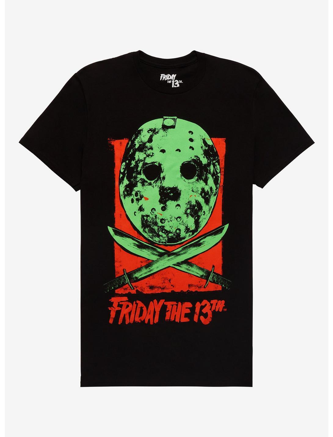 Friday The 13th Mask & Crossed Machetes T-Shirt S разноцветный