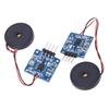 2 Stück Piezoelektrischer Vibrations-Tipp-Sensor-Modul AD DO Ausgang Einstellbare Empfindlichkeit Vibrationsschalter-Modul