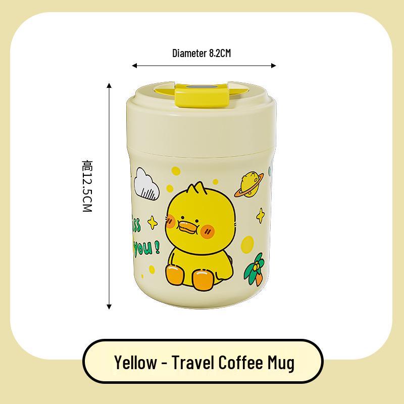 

Beerus Gang Cartoon Stainless Steel Coffee Cup with Double-Layer Insulation, Anti-Scald Lid, Tea Infuser, Dustproof - Suitable for Kids & Home Use 500ML