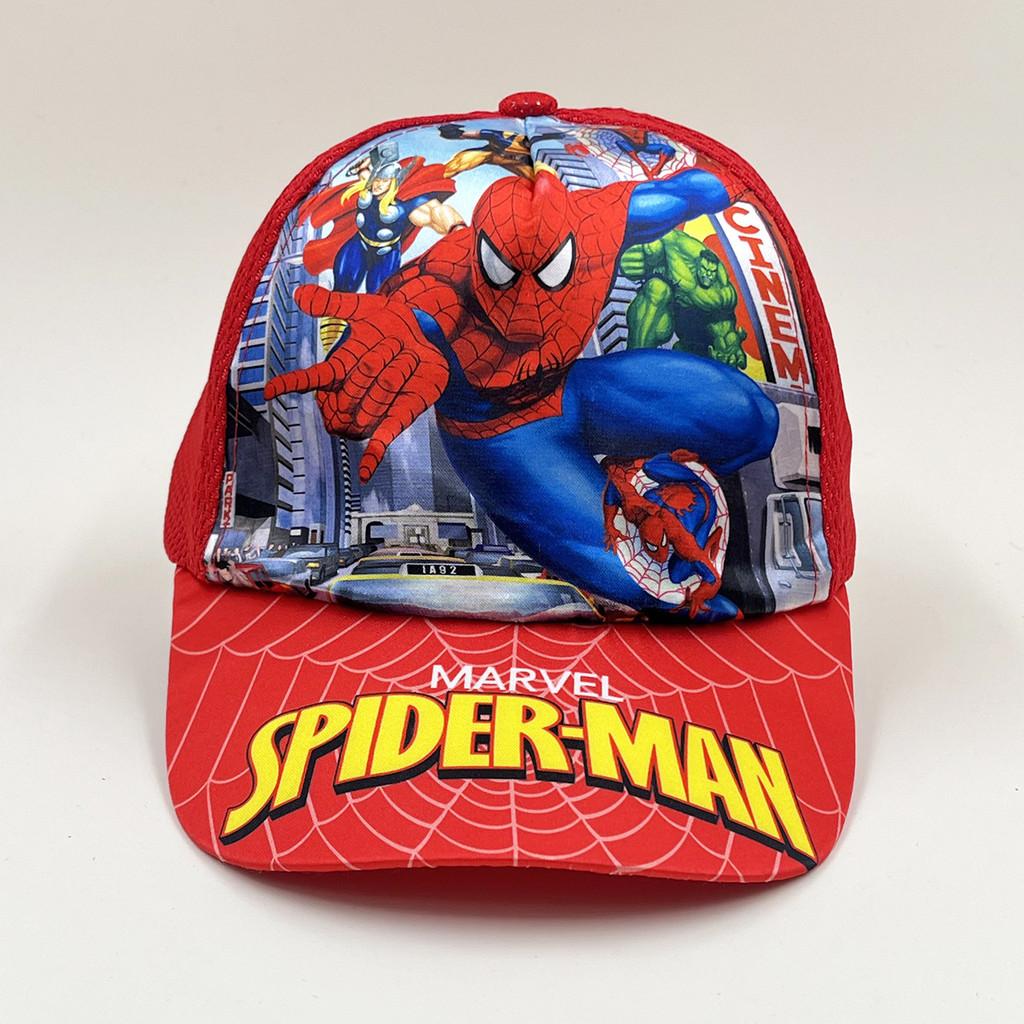 Spiderman Cartoon Baseball Cap For Boys Summer Sun Protection And Breathability