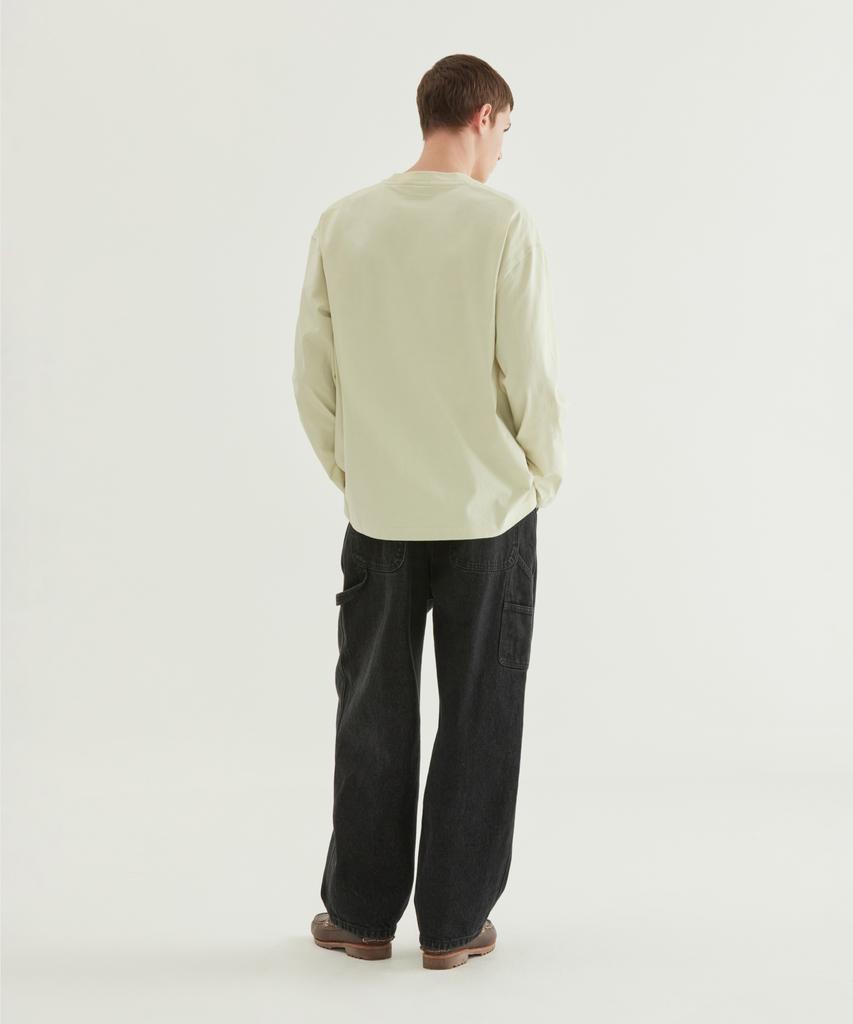 COVERNAT Small C Logo Long Sleeve White