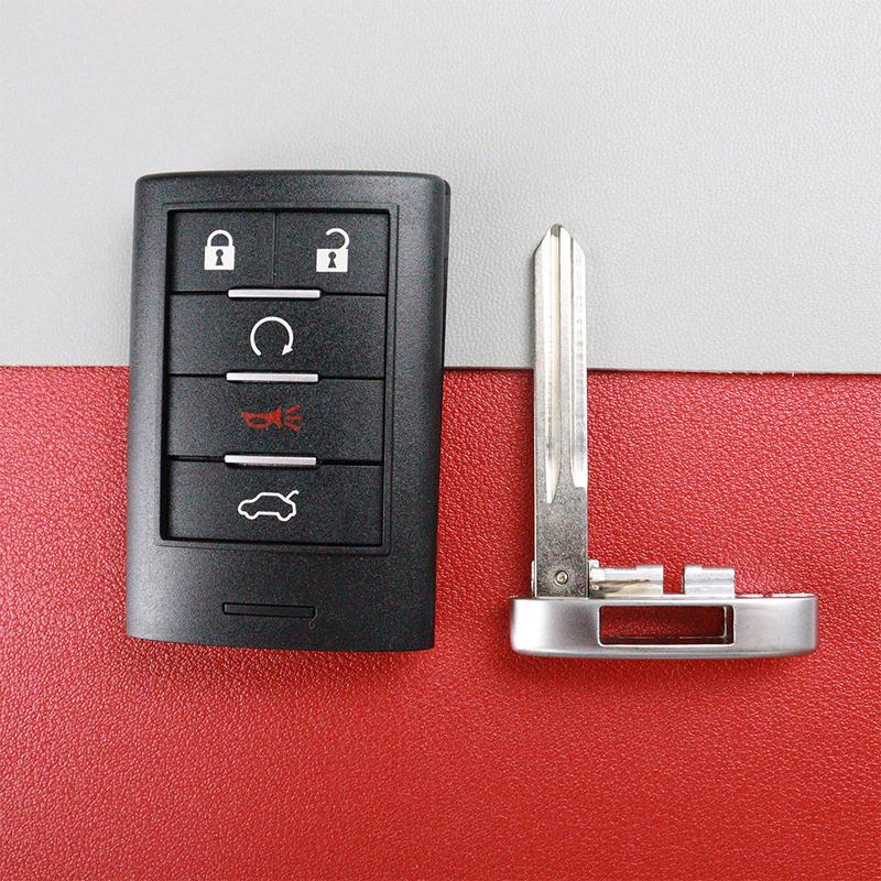 3 4 5 Buttons Car Key Fob Shell Case Housing for Chevrolet Holden GM Captiva 2014-2018 Corvette