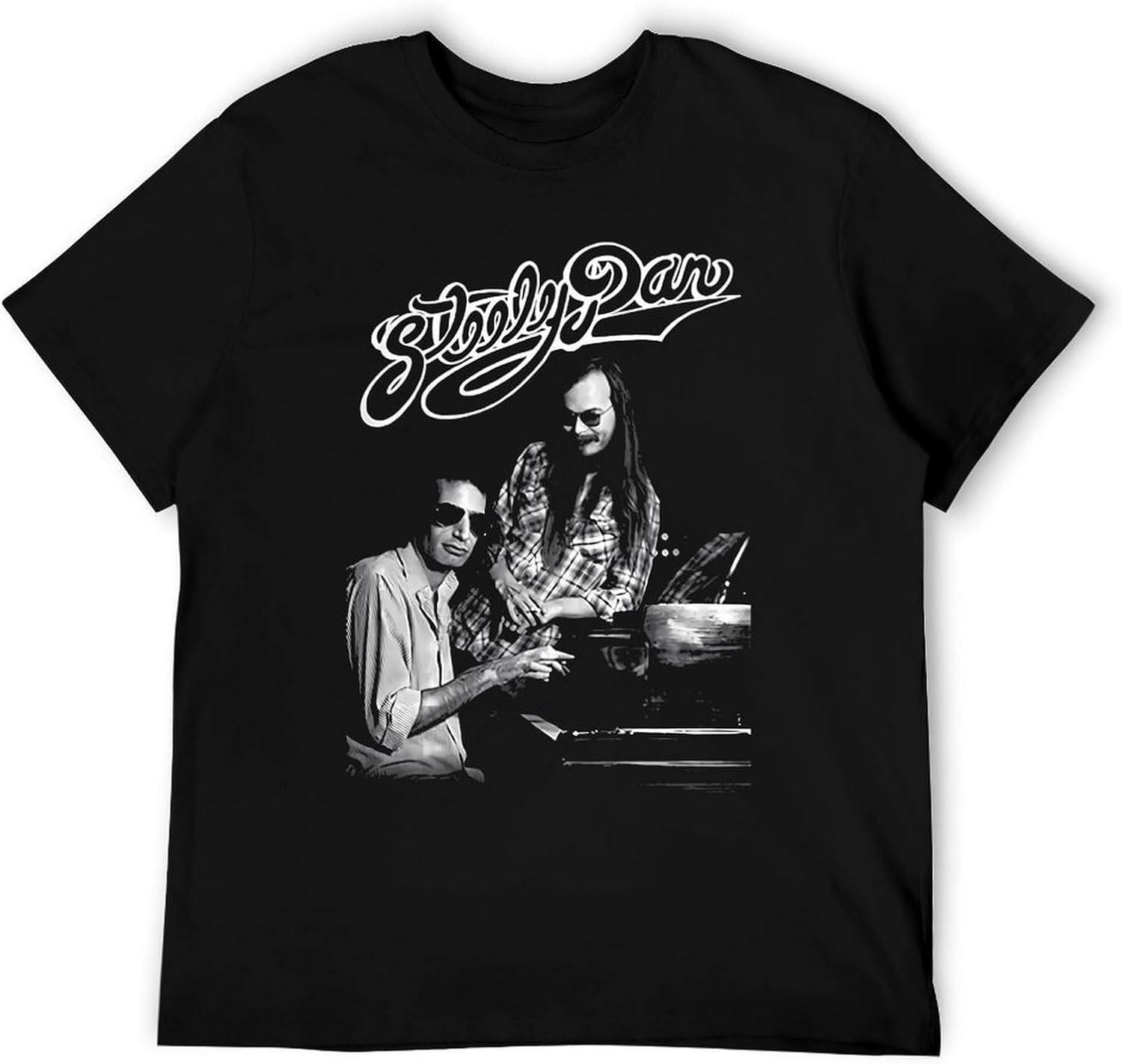 Men s Vintage Rock Band T-Shirt, 70s Music Legend Graphic Tee, Retro Concert Tour Style S