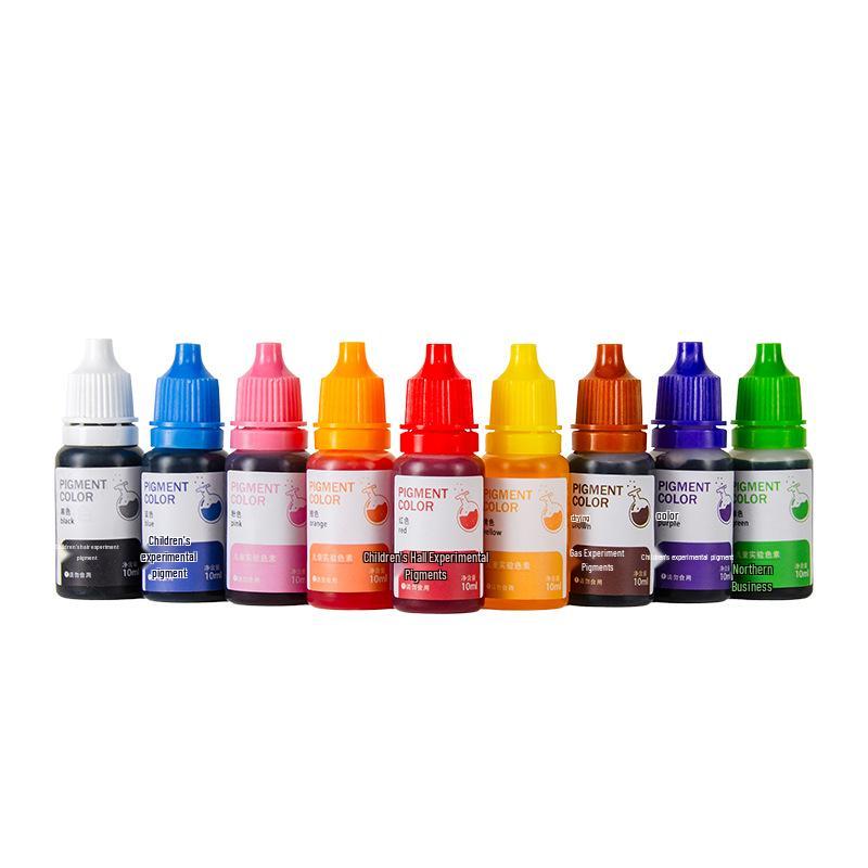 10ml Kids' Science Experiment Water-Soluble Pigment for Slime, Playdough, and DIY Soap.
