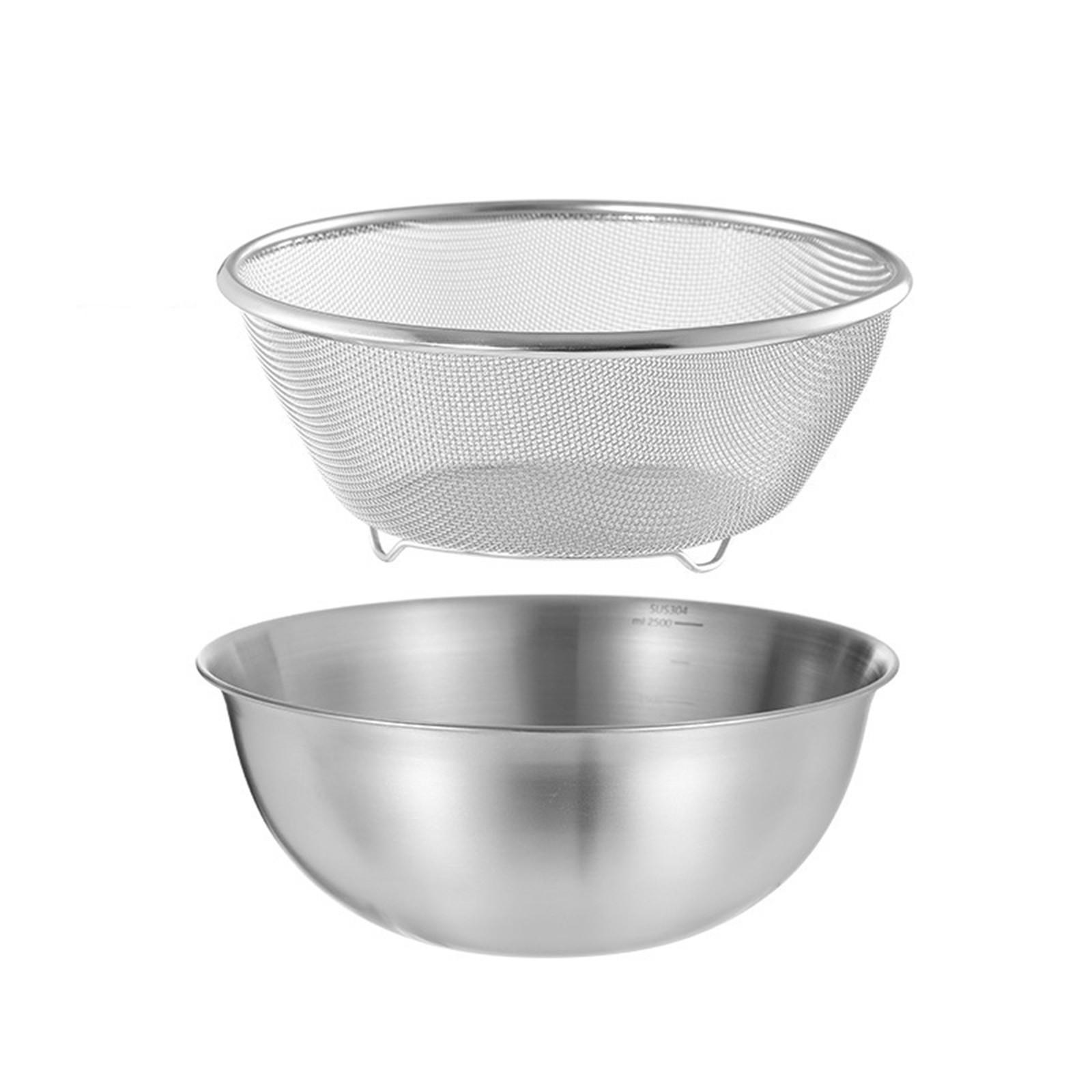 

Микропористый дуршлаг из нержавеющей стали, набор микропористых сит для мытья овощей и риса, а также слива вареной пасты One Size