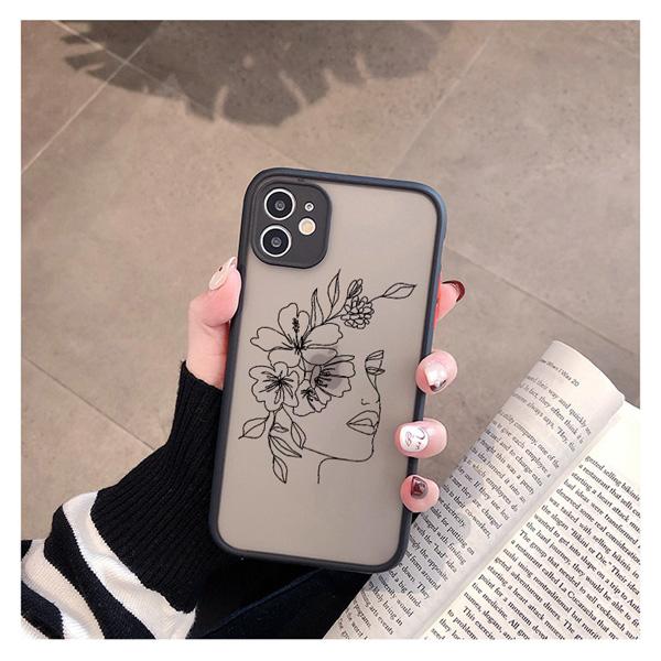 Art Retro Abstract Geometry Phone Case For iPhone 15 13 12 Mini 14 X Xs Xr 16 11 Pro Max 15 14 7 8 Puls Cute Anti-fall Cover