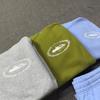 Set Cardigan con Cappuccio Retro High Street Largo Corteiz Alcatraz e Pantaloni Casual da Uomo
