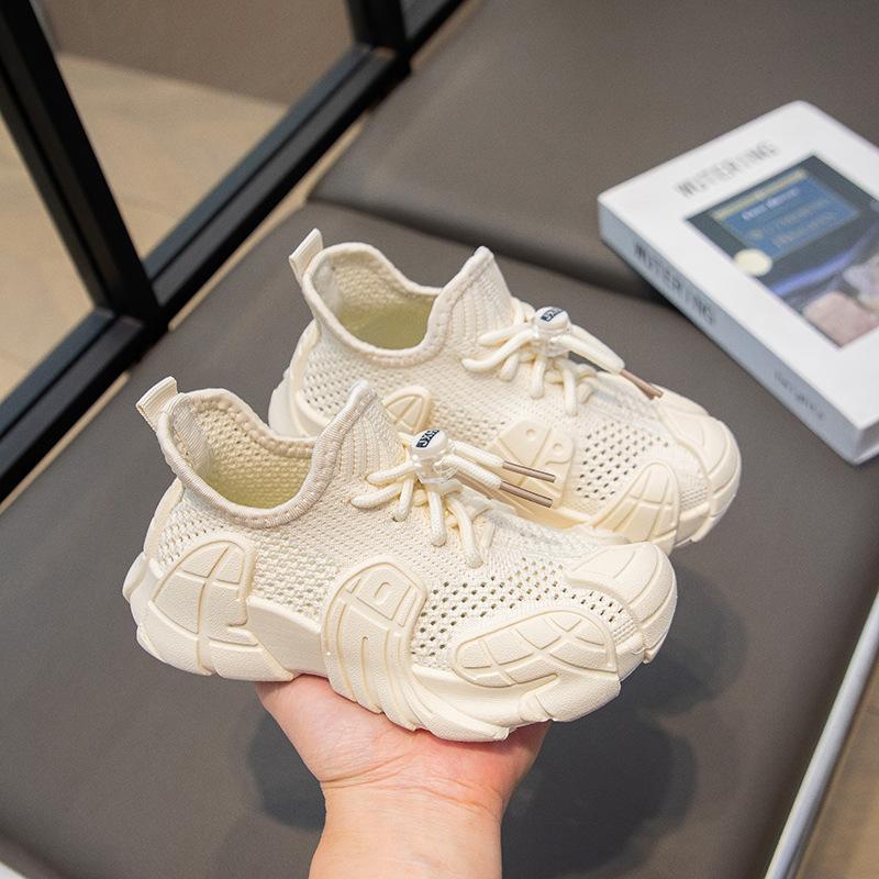 

Children s Coconut Shoes Summer New Model Mesh Breathable Non-Slip Wear-Resistant Girls Sports Shoes Boys Mesh Shoes 24Code(Inner Length16.5CM белый