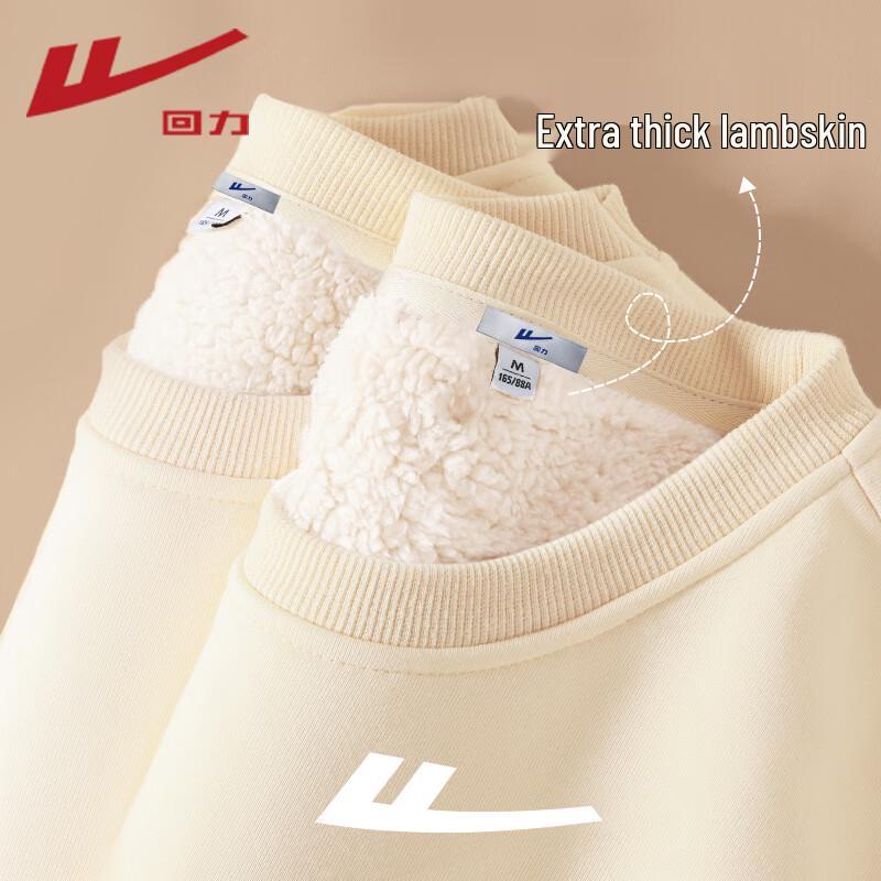 Warrior Women's Thick Fleece-Lined Lamb Velvet Crewneck Sweatshirt