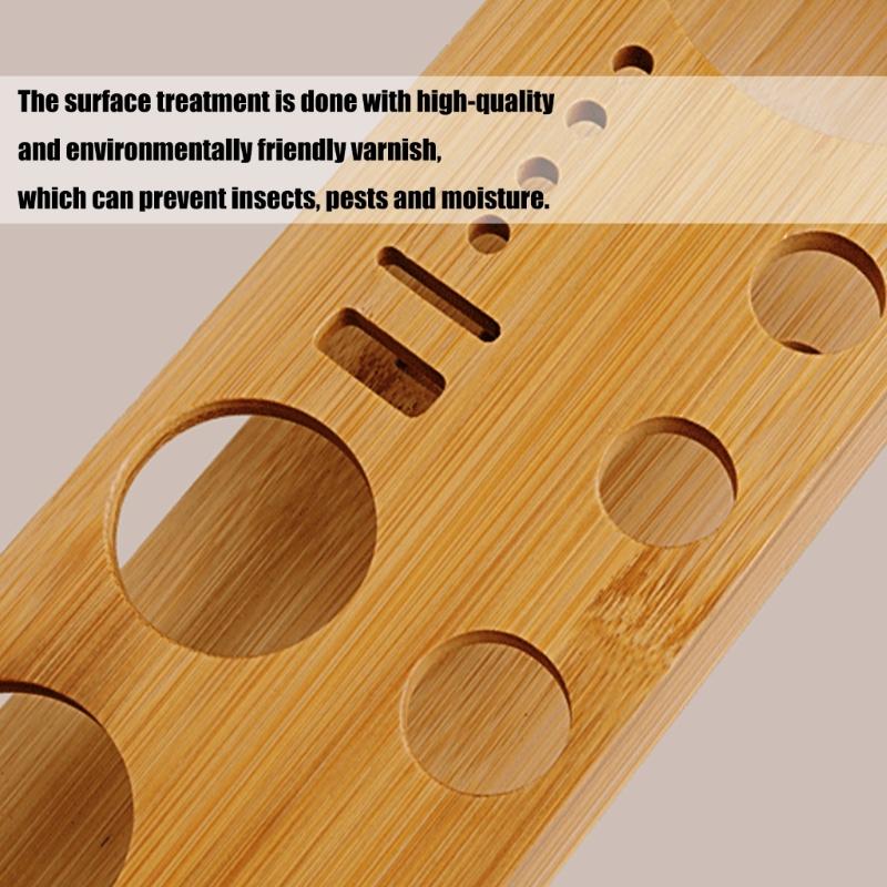 Compact 29cm Bar Essential Organizers Solid Wood Design Bartending Tool Shelf For Neat Cocktails Preparation Space