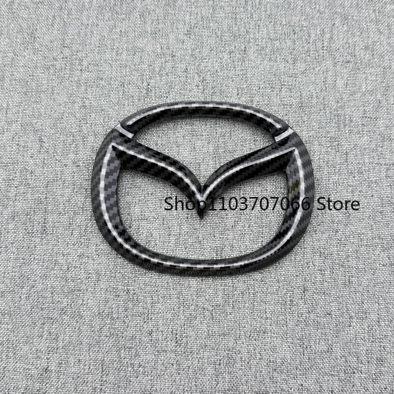 MAZDA CX-50 Logo ABS Black Carbon 2023 2024 2025 Car Hood Front Grill Rear Trunk Emblem Badge Sticker CX50 Accessory Refit
