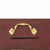 Password Lock Locking Money Storage Box Wooden Material With Handle Vintage Wooden Piggy Bank Small Size Security