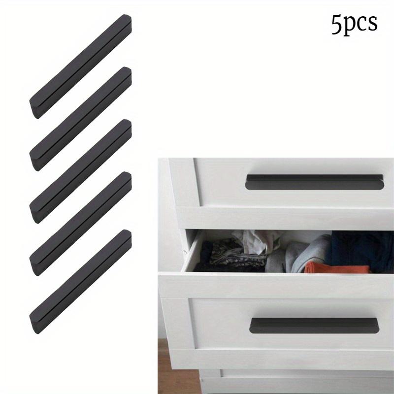 

5 шт. Длинные 120 мм ручки для дверей мебельных шкафов из алюминиевого сплава, ручки для кухонных шкафов, мебельные ручки-кнопки для ящиков, фурнитура для шкафов