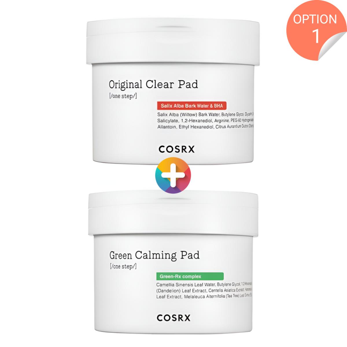 

COSRX One Step тонер-пады (140мл + 140мл) Option1(140ml+140ml)