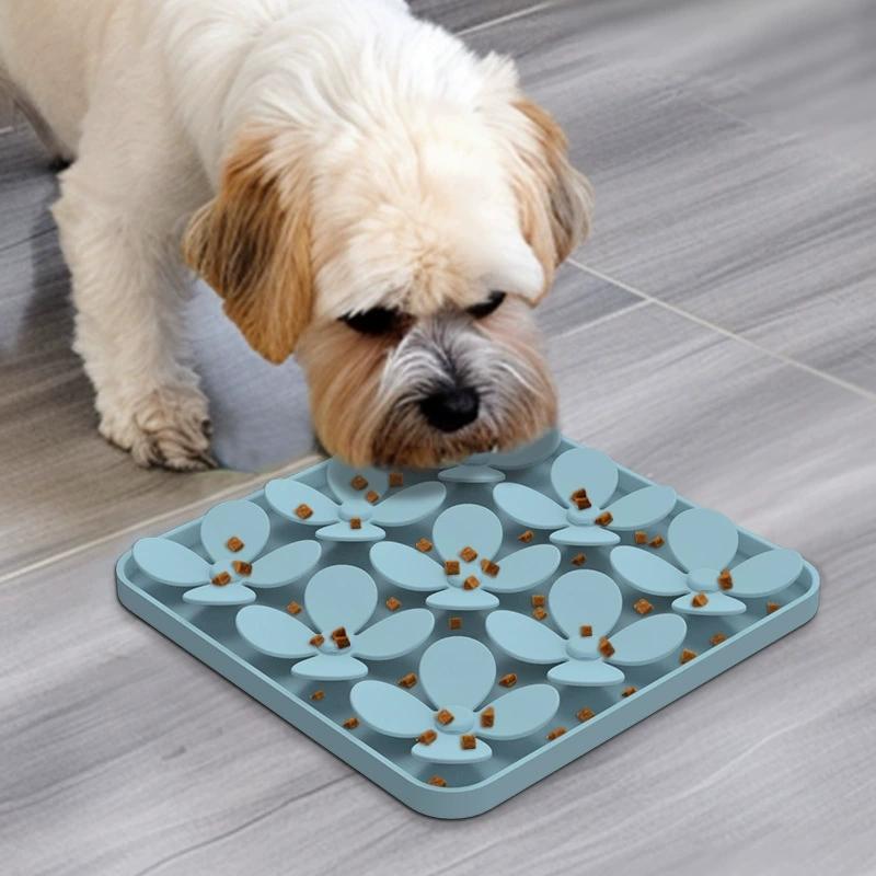 Pet dog sniffing toy mat, cat dog sniffing feeding mat, slow food mat, washable, fun hidden food, puzzle cat dog universal