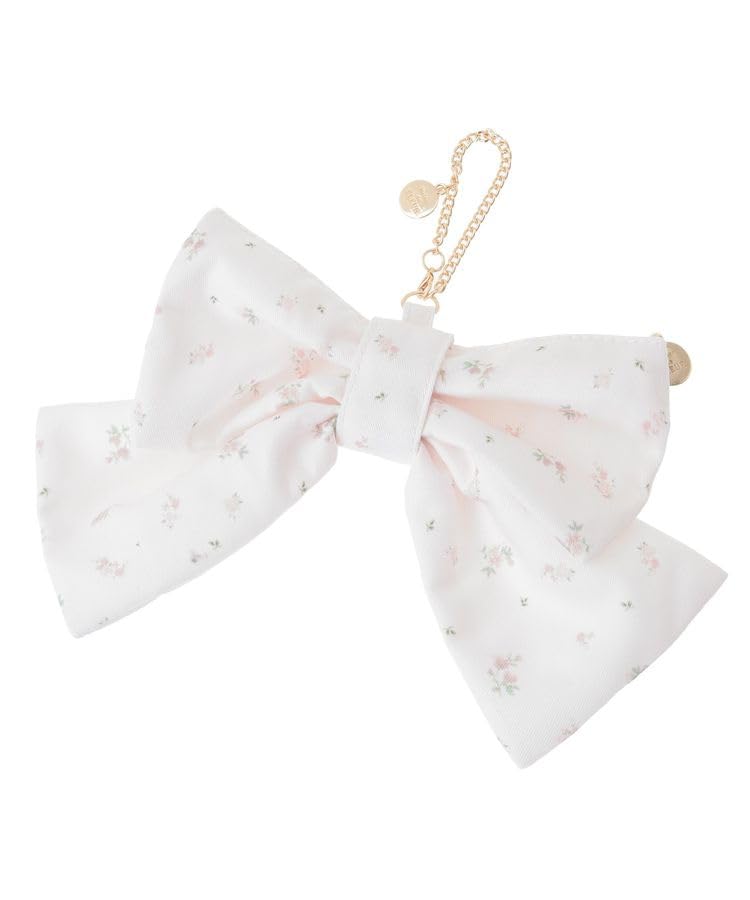 

Maison de Fleur Pink Mania Ribbon Pouch Charm for Women, 08000966400, Pink