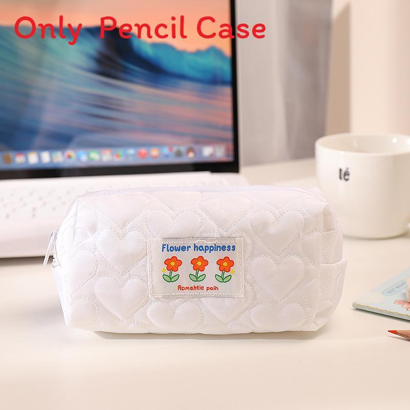 Cute Heart Shape Makeup Bag With Large Capacity For Travel And Storage