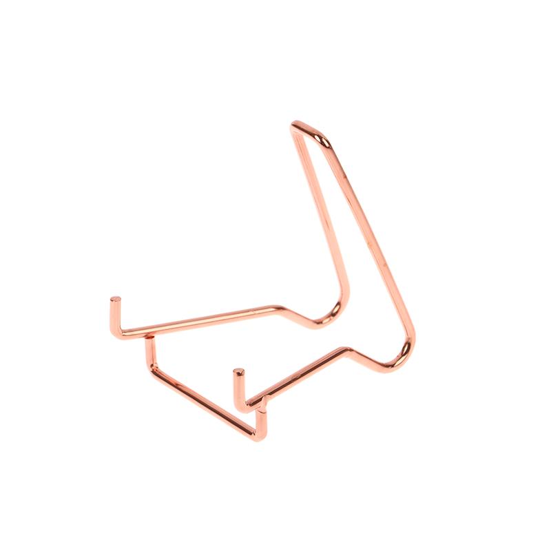 1Pc Metal Arm Display Stand Easel For Gemstone Mineral Home Decor Minerals Fossils Rocks Geode Display Stands Holder