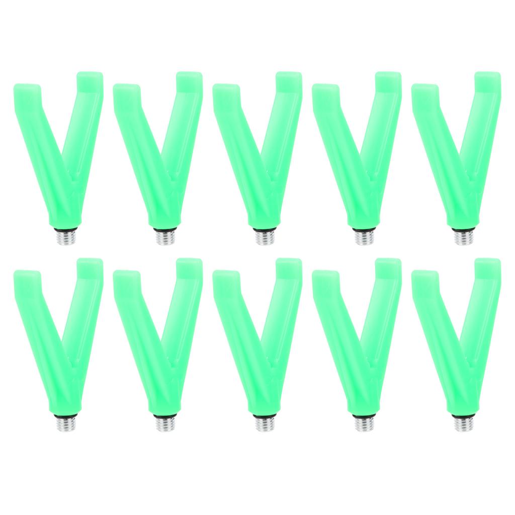 10Pcs UHead VHead Fishing Pole Rest Rod Butt Grip Stand Holder Fishing Accessory(VHead )