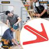 Positioning Ruler Portable Scribing Triangle Tool Compact Design Lightweight Precise Centering Marking Guide Measurement Tool