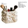 Tubular Pen And Brush Organizer Bow Holder, Silk Texture High-Density Case, Large Design Makeup Holder Capacity Elegant Organizer, for Desktop Storage