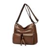 Dámská taška Vintage taška přes rameno Vícekapsá velkokapacitní taška crossbody