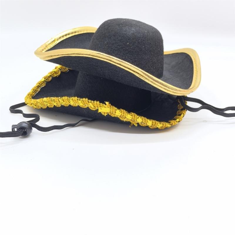 Cappello da Pirata Costume da Pirata Cappelli Accessori da Pirata Divertente Cappello da Festa per Travestimento Halloween Cosplay Accessori per Costumi