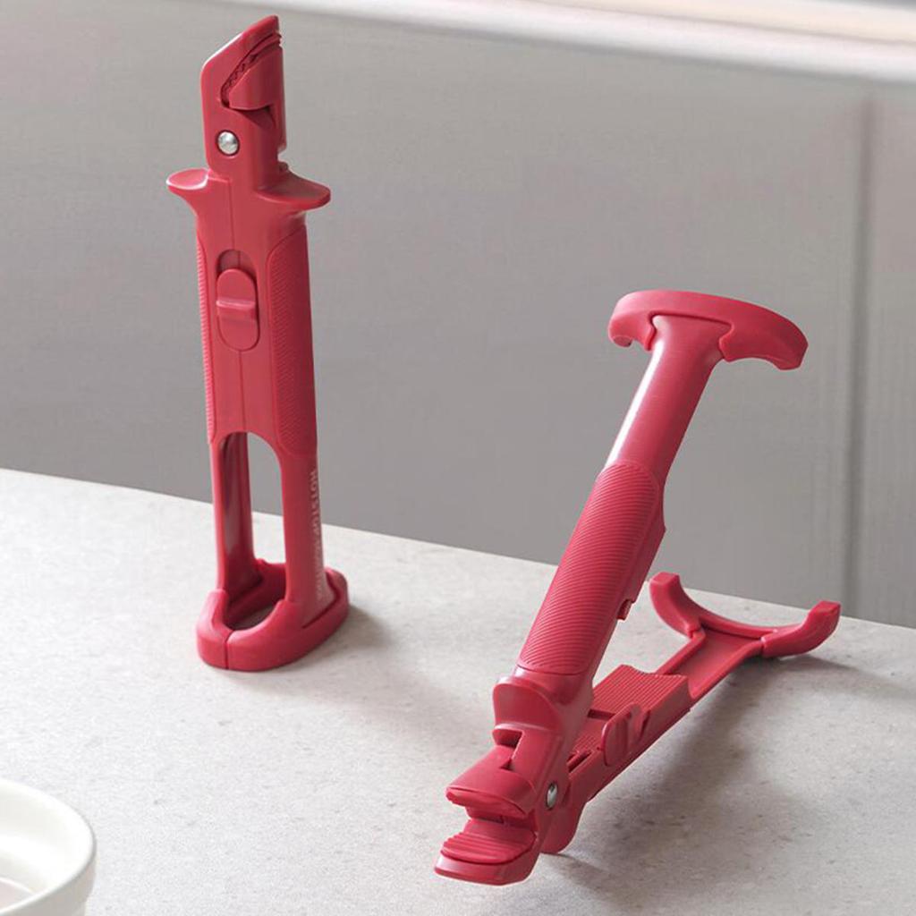 3-in-1 Anti-Scalding Bowl Clip Non-Slip Plate Steamed Dish Tongs Heat-Resistant Tray Lifter Holder Gripper Durable Kitchen Utensils