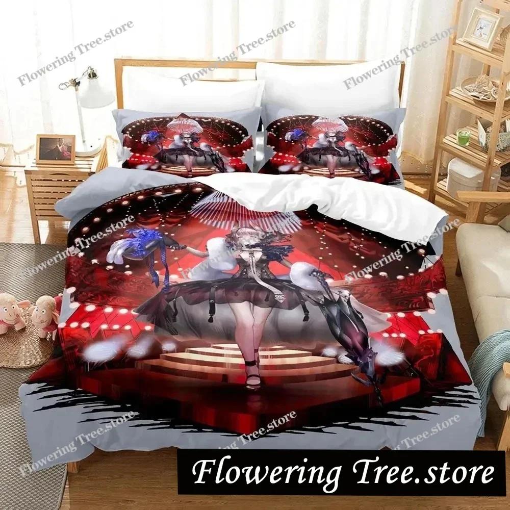 Anime Echocalypse Bedding Set Duvet Cover Bed Set Quilt Cover Pillowcase Comforter king Queen Size Boys Adult Bedding Set