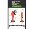 Multifunctional Handheld Electric Hoe, Cordless Lithium Garden Tiller, Portable Weeding & Soil Loosening Cultivator for Backyard Flower Beds