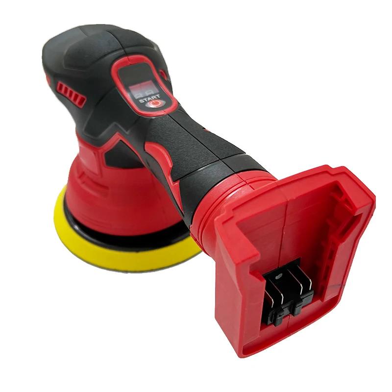 Für Milwaukee Akku-Poliermaschine 8 Gänge Digitalanzeige Elektrische Poliermaschine Auto Autowachsen Poliermaschine 18V Lithium-Batterie