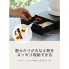 CB Japan Kitchen Storage Appliance Rack with Drawers, Black, 20kg Weight Capacity, Pot Stand (mlte PS) Black