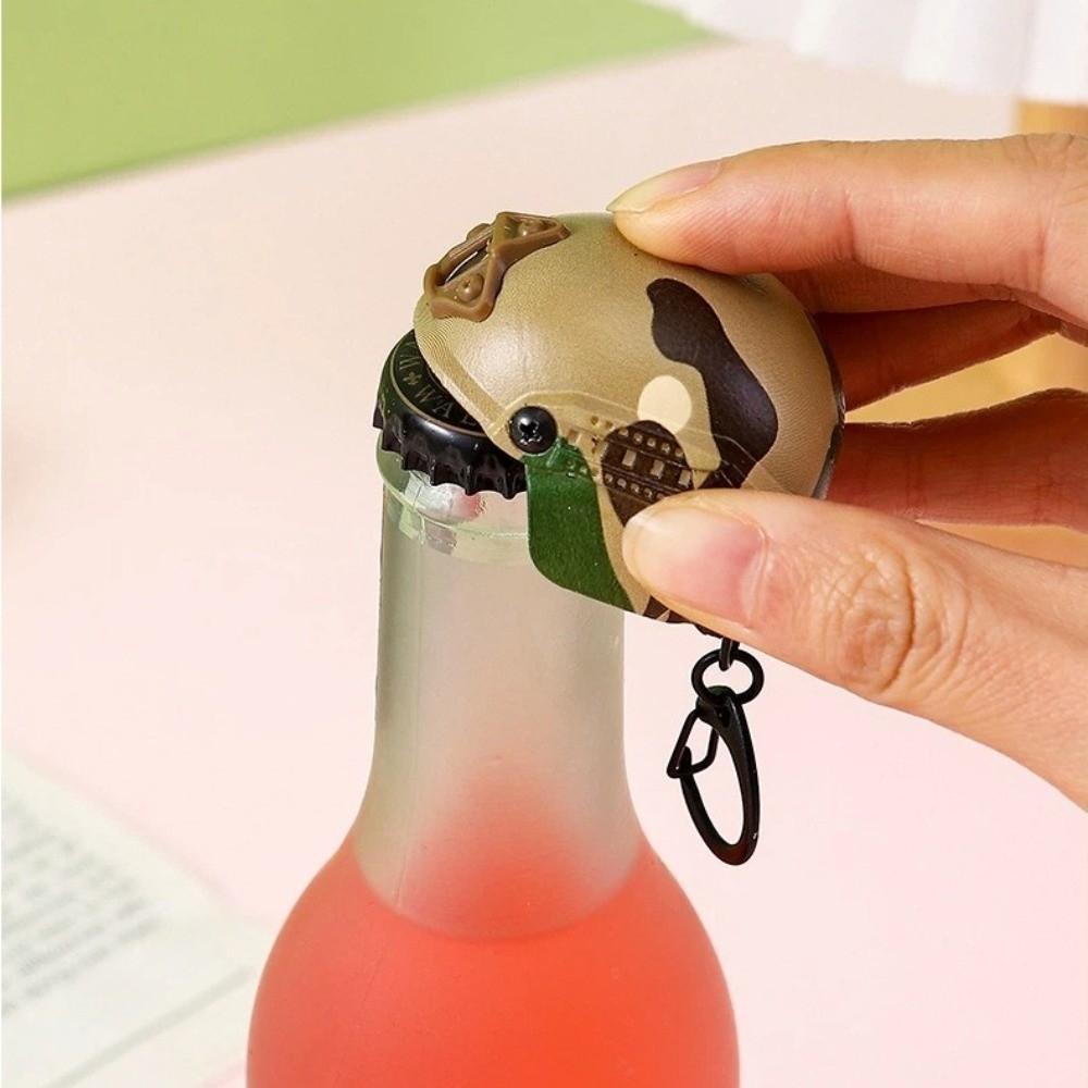 Gift Helmet Key Ring Camouflage Backpack Charm Portable Mini Helmet Model Keychain Bags