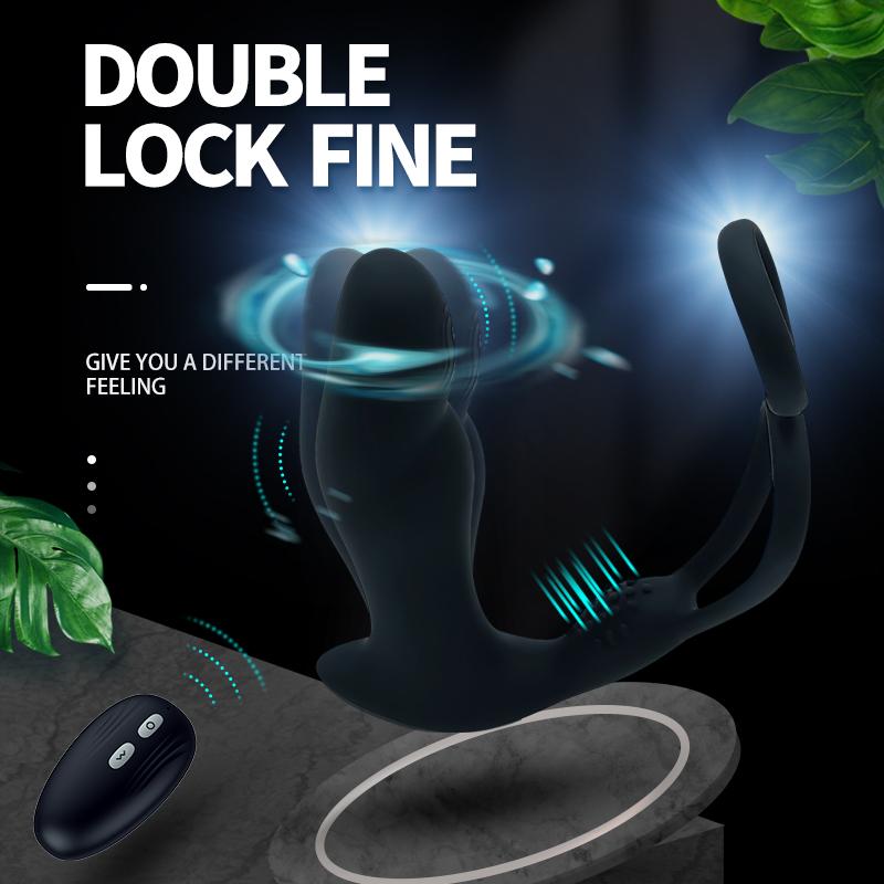 Remote Control Male Prostate Massager Anus Vibrator Delay Ejaculation Anal Plug Men Butt Plug Dildo Prostate Stimulator Sex Toys