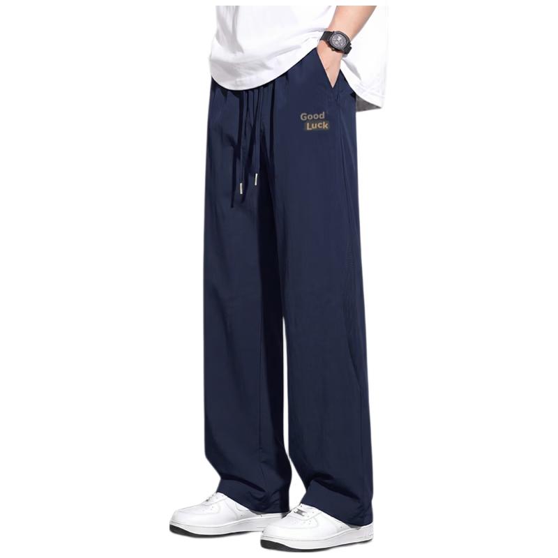 Warrior Men s Summer Breathable Cooling Straight-Leg Casual Sport Pants 4XL темно-синий