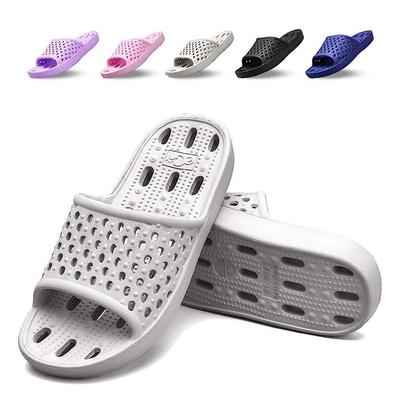 Duschenschuhe Schnelltrocknend Rutschfest Bequem Haus Leichte Hausschuhe für Herren Damen