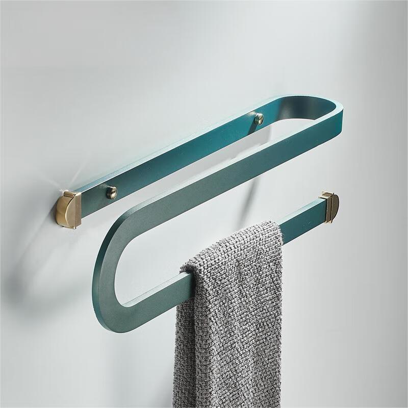 Creative Wall-Mounted Bathroom Towel Rack with Shelf
