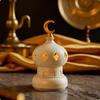 Räuchergefäß mit Mondform Mond Dekorative Burg Duft Skulpturale Statue für Meditation